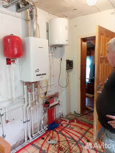 Монтаж отопления фирмы Baxi