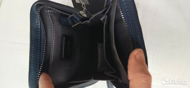 Мужская сумка через плечо кожа натуральная Италия