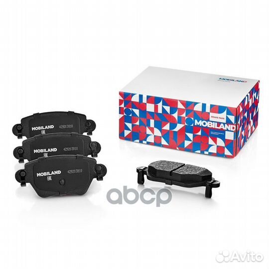 429203810 Колодки тормозные дисковые задние (4