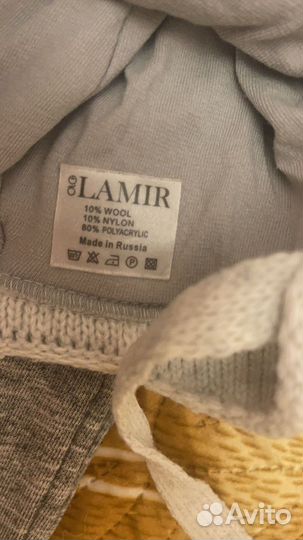 Шапка зимняя с натуральным помпоном