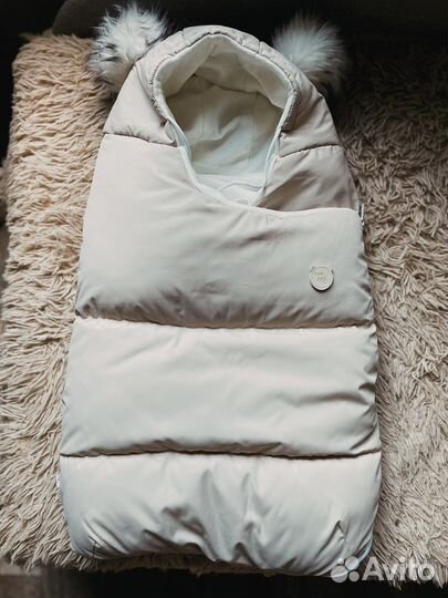 Конверт зимний (на выписку, в коляску)