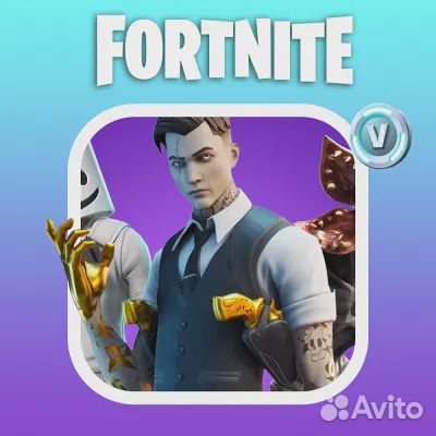 Донат монеты Fortnite/Фортнайт V-Bucks Card