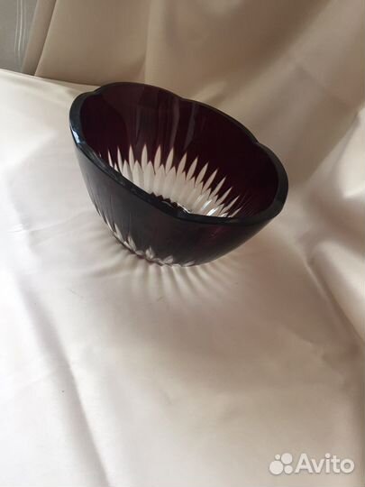 Ваза цветное стекло СССР