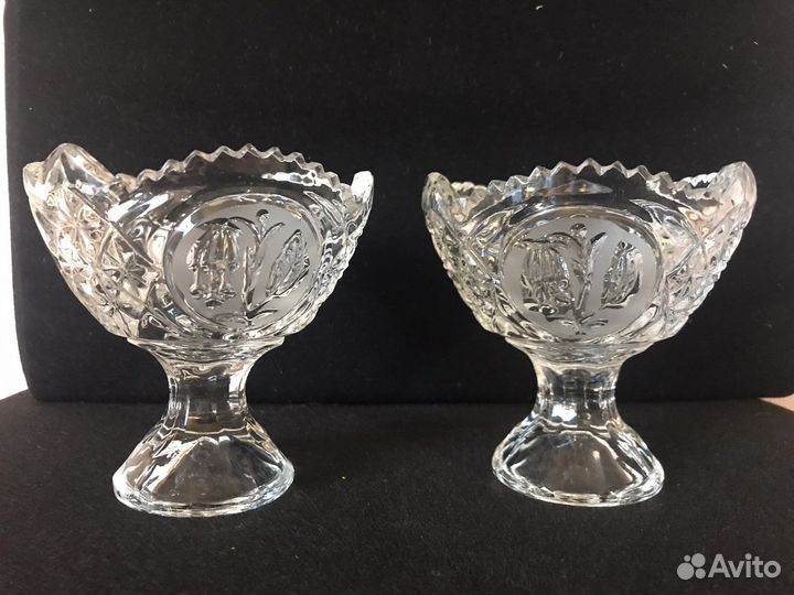 Креманка на ножке хрусталь