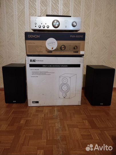 Denon PMA-600NE и elac Debut B6.2