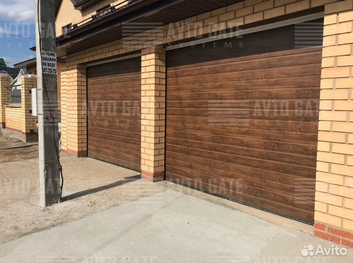 Гаражные ворота секционные
