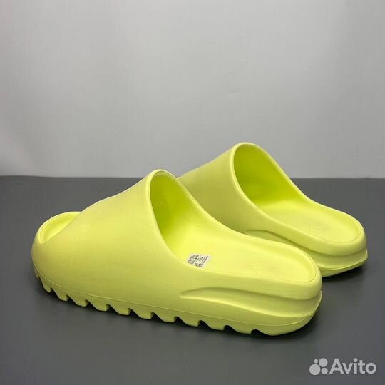 Тапочки Adidas Yeezy slide glow Green