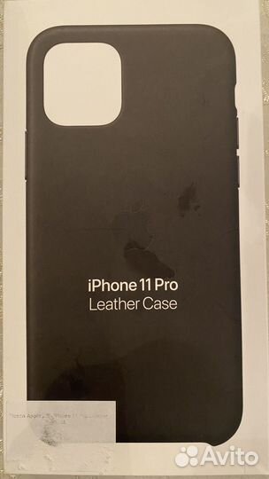 Чехол на iPhone 11 pro кожаный