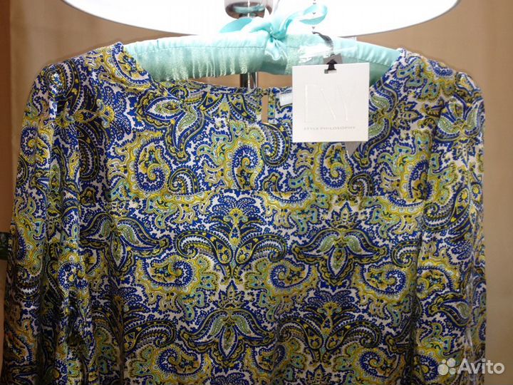 Новое стильное шёлковое платье