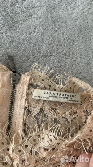 Блузка кружевная zara trafaluc M