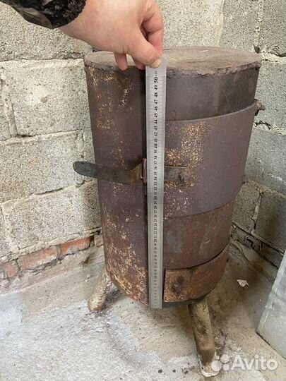 Печь буржуйка с трубой