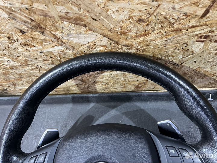Руль спорт с лепестками BMW X5 E70 LCI