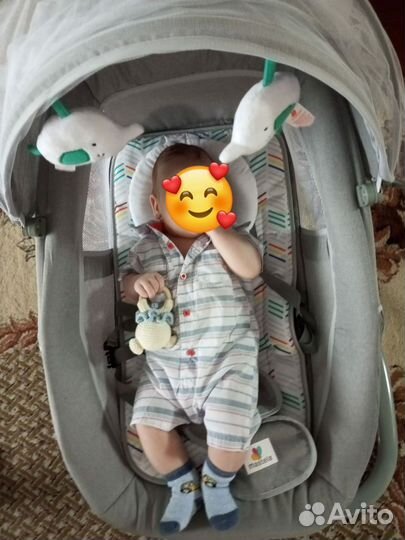 Шезлонг детский электрический