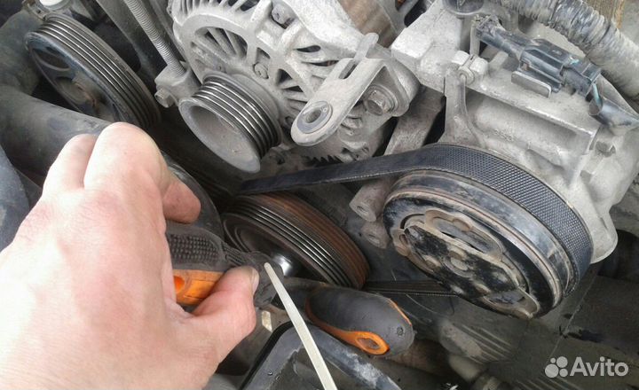 Замена приводн. ремня BMW X3 2010-2014