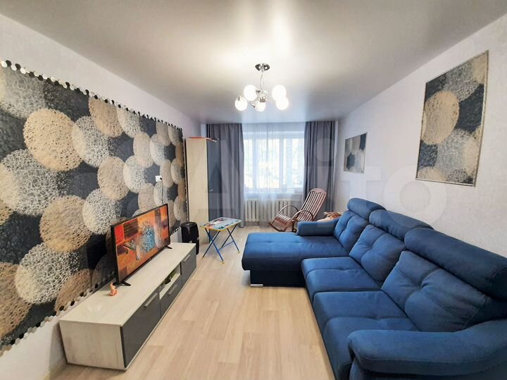 3-к. квартира, 63,3 м², 1/9 эт.