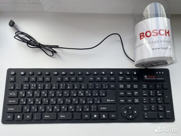 Клавиатура гибкая проводная Bosch (новая)