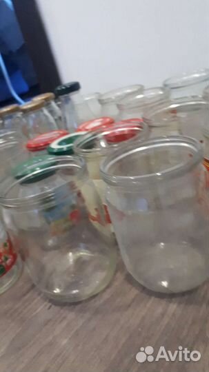 Банка стеклянная бу