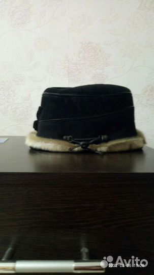 Шляпа замшевая женская