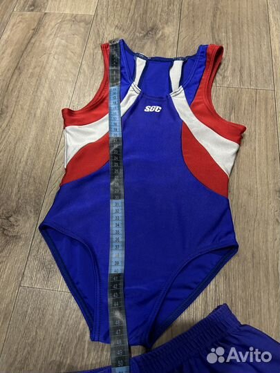 Гимнастический костюм размер 116-122
