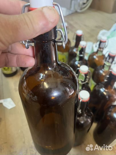 Бутылка с бугельной пробкой 1 л