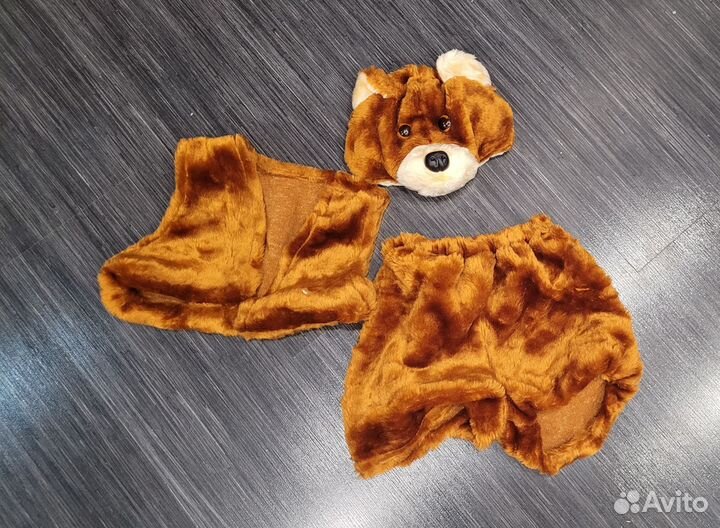 Новогодний костюм мишки и зайца