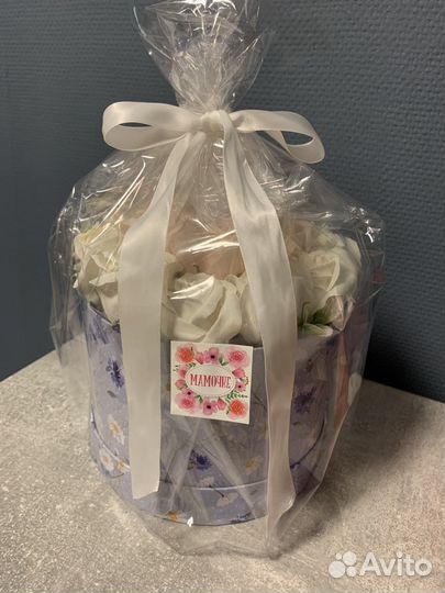 Букет из мыльных роз