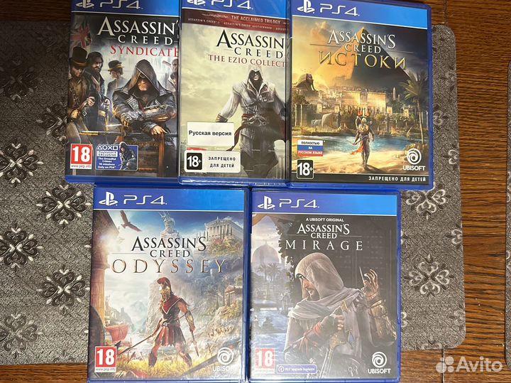 Assassins creed ps4 (совместимы ps5)