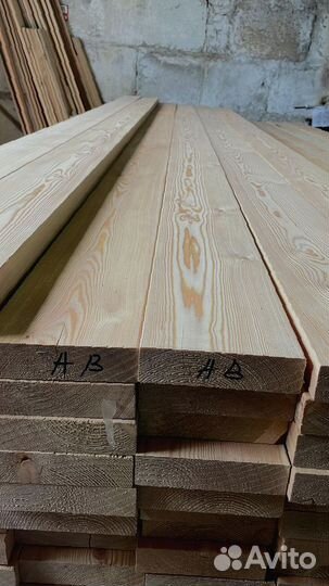 Строганная лиственница: доски 40x100 мм