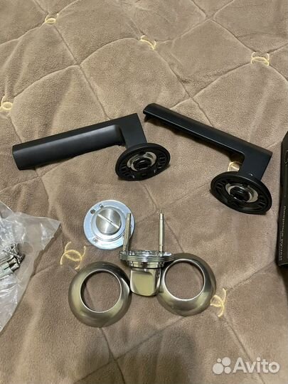 Дверные ручки межкомнатные черные