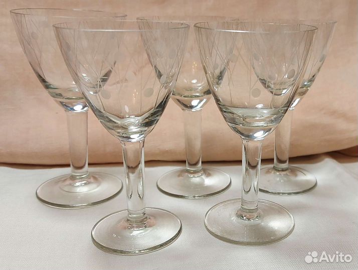 Рюмки, стопки, фужеры, бокалы, стаканы СССР