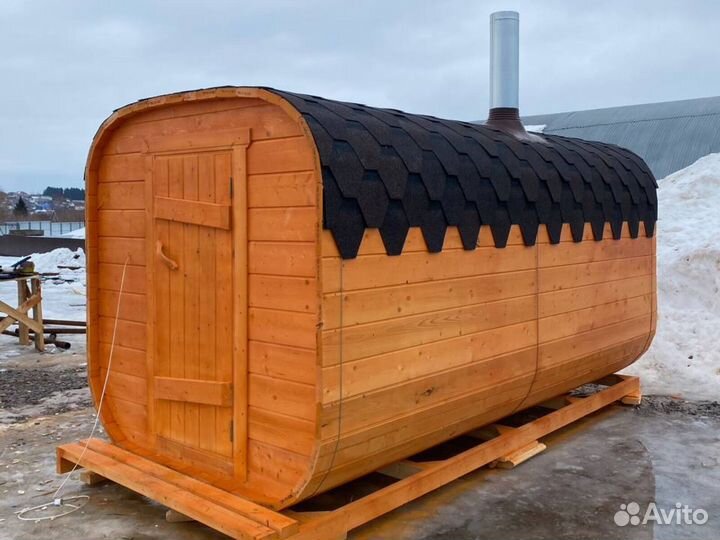 Бани-бочки квадро в наличии