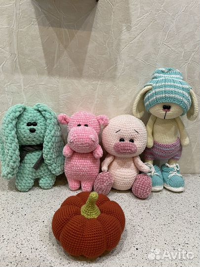 Вязаные игрушки ручной работы