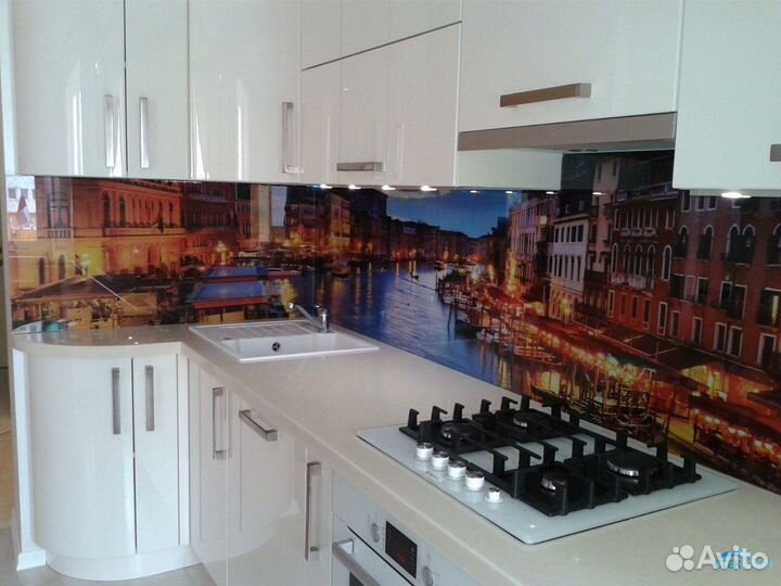 Стекло каленое на фартук кухонный