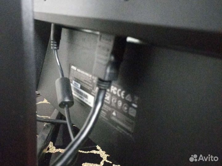 Монитор 165 гц MSI разбит