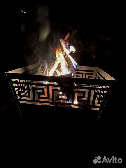 Костровая чаша квадратная с доставкой по РФ