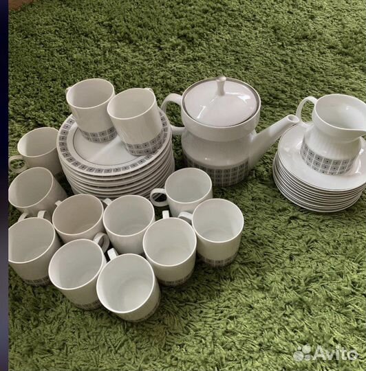 Сервиз чайный на 12 персон Чехословакия