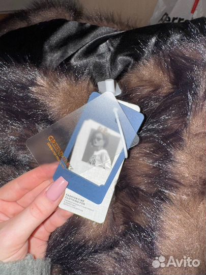 Искусственная шуба под песца