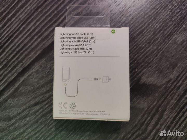 Кабель Apple Usb - Lightning 1м (Оригинал)