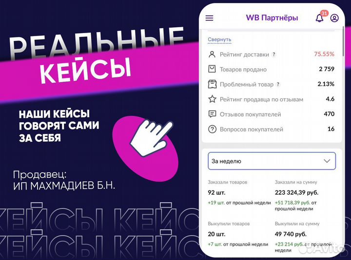 Ведение, Продвижение Маркетплейсов Ozon, WB