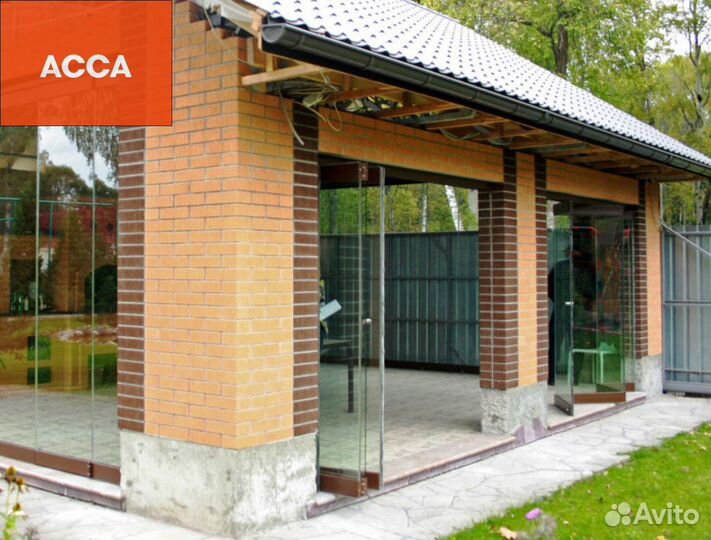 Безрамное остекление