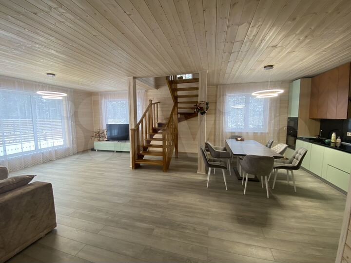 Коттедж 125 м² на участке 10 сот.