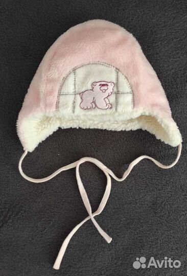 Шапка зимняя р.38 для новорожденных