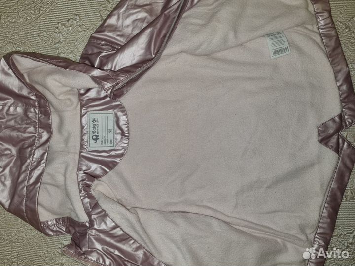 Ветровка + костюм велюр 92