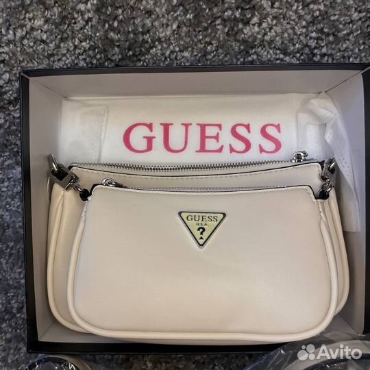 Сумка Guess бежевая