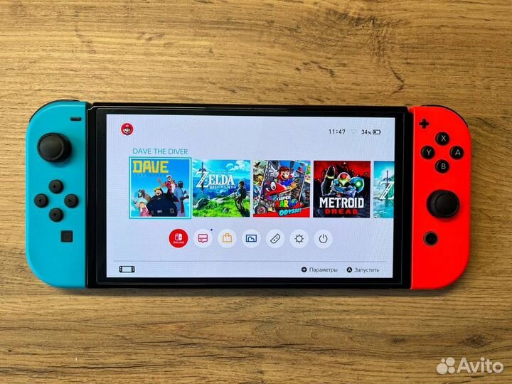 Nintendo switch oled прошитый чип