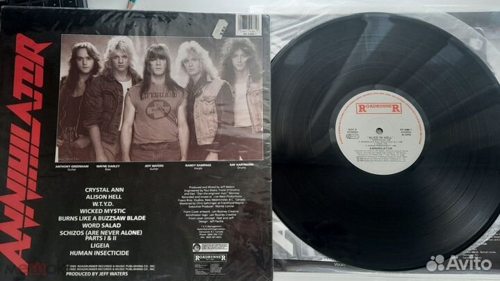 Annihilator Alice in hell 1989 1 st Holland LP