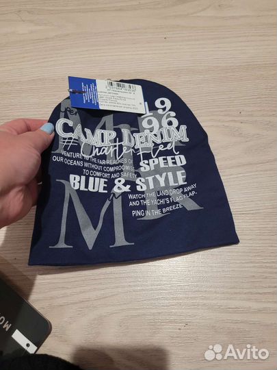 Шапка на мальчика 52 54