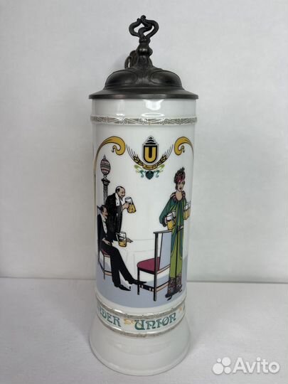 Большая коллекционная пивная кружка