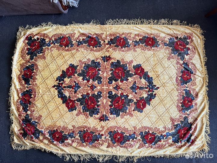 Скатерть покрывало плюш СССР