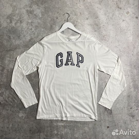 Лонгслив Gap белый М